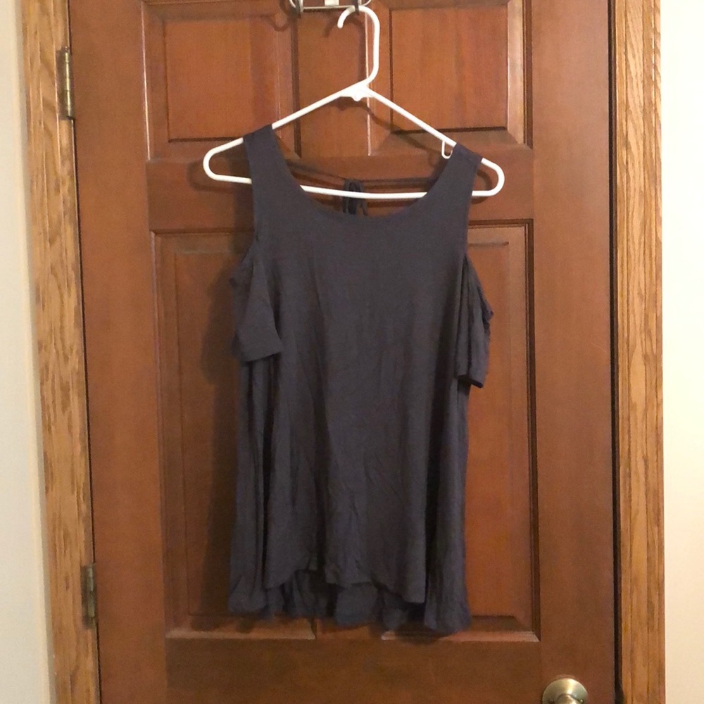 Cold shoulder top.